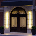 Modern LED Wall Light Sleek Black Aluminum 150cm IP67 Waterproof Indoor Outdoor — Image 2