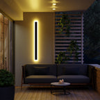 Modern LED Wall Light Sleek Black Aluminum 150cm IP67 Waterproof Indoor Outdoor — Image 21