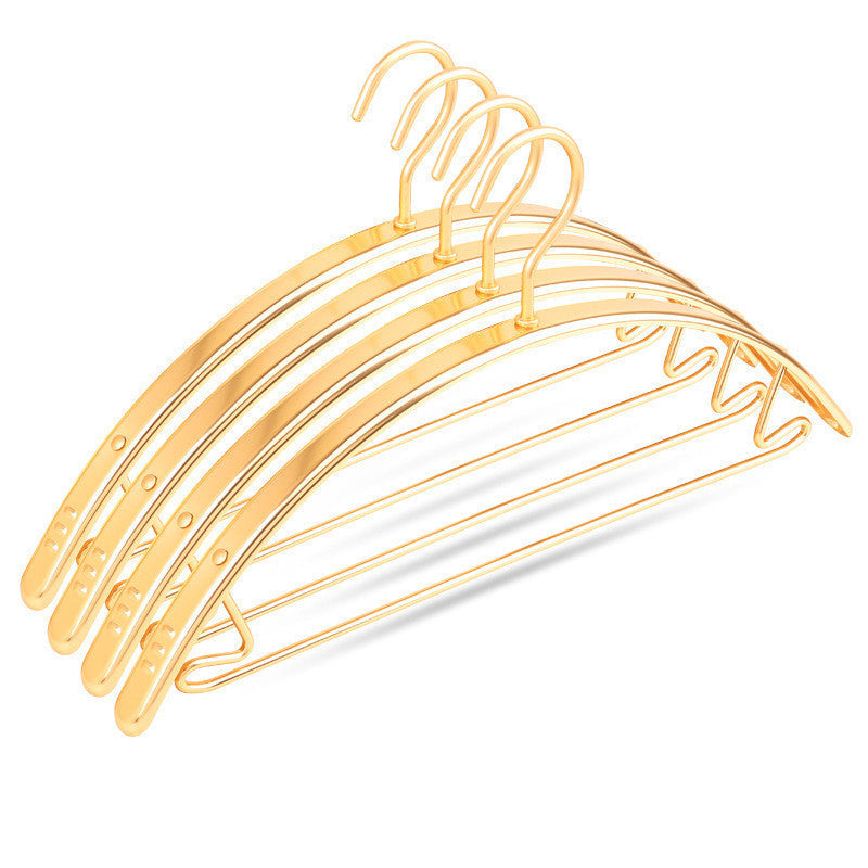 Premium Metal Clothes Hangers Set Gold Rose Gold Silver Heavy-Duty Non-Slip — Image 8