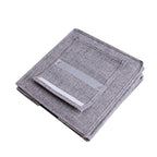 Hanging Closet Organizer with Shelves Durable Fabric Storage Solution Grey — Image 6
