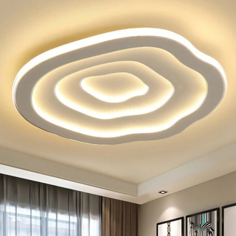 Modern LED Ceiling Light Fixture Acrylic White Energy-Efficient — Image 3