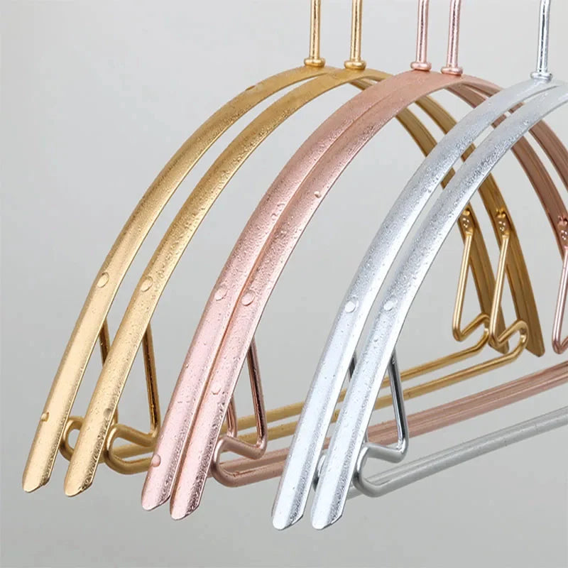 Premium Metal Clothes Hangers Set Gold Rose Gold Silver Heavy-Duty Non-Slip — Image 2