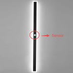 Modern LED Wall Light Sleek Black Aluminum 150cm IP67 Waterproof Indoor Outdoor — Image 16
