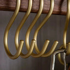 Premium S-Shaped Metal Hooks Gold Heavy-Duty Closet Organizer for Belts Bags Accessories — Image 5