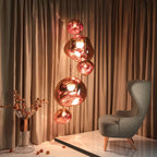 Artistic Glass Pendant Light Handcrafted Blown Glass Ceiling Fixture Modern Design — Image 20