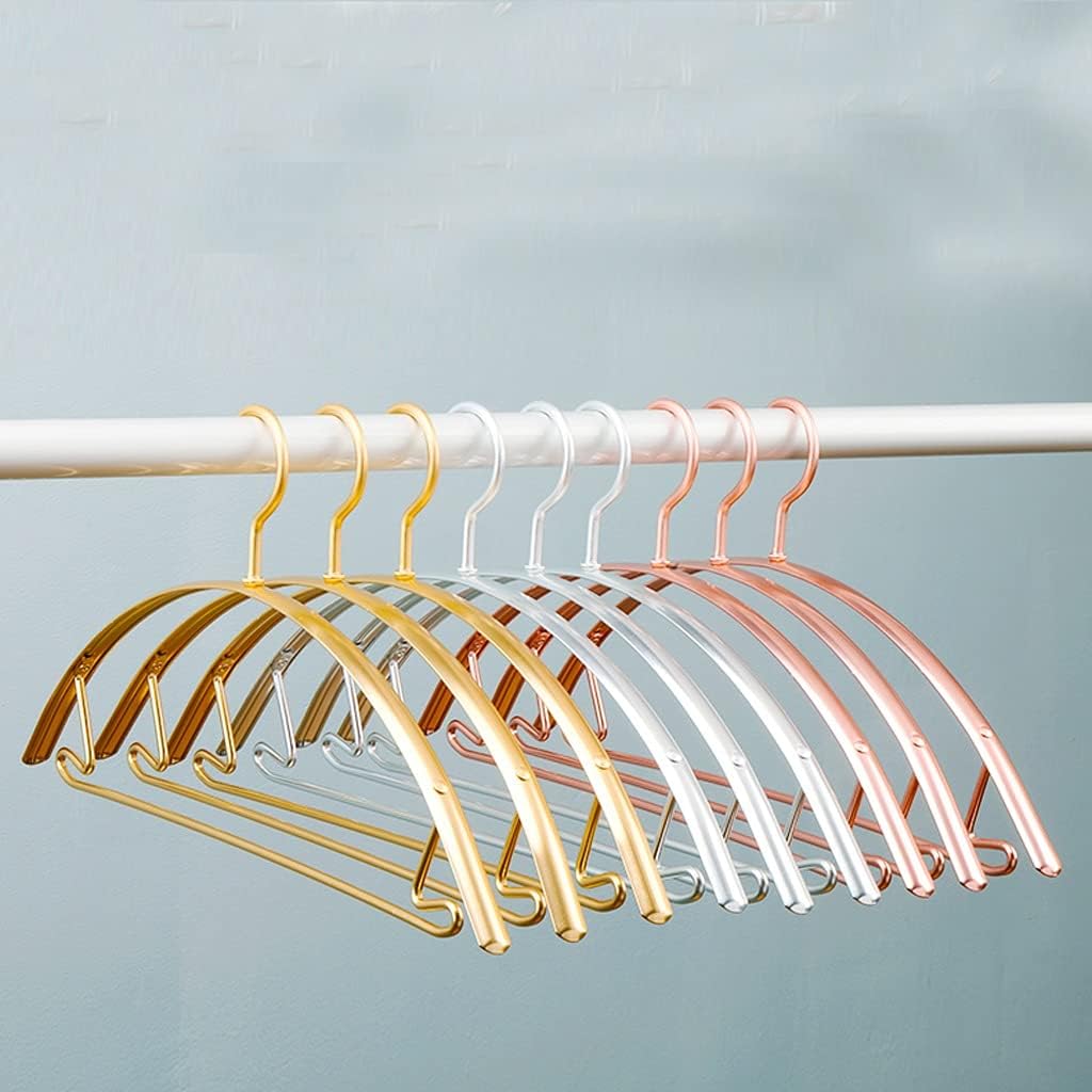 Premium Metal Clothes Hangers Set Gold Rose Gold Silver Heavy-Duty Non-Slip — Image 5