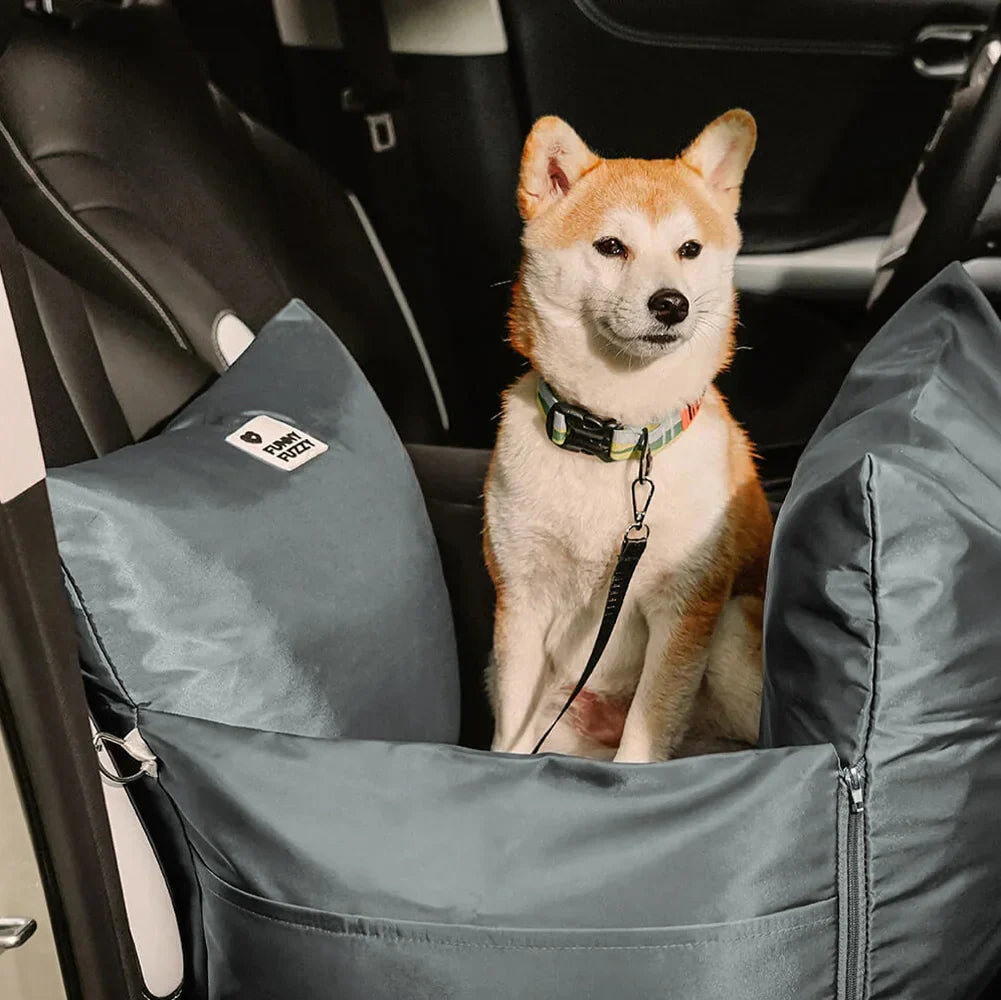 Funny Fuzzy Pet Car Seat Carrier Water-Resistant Travel Bed for Small Dogs Cats — Image 11