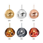 Artistic Glass Pendant Light Handcrafted Blown Glass Ceiling Fixture Modern Design — Image 7