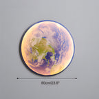 LED Wall Art Lamp - Moon and Earth Design, Multicolor, Acrylic, Various Sizes — Image 21