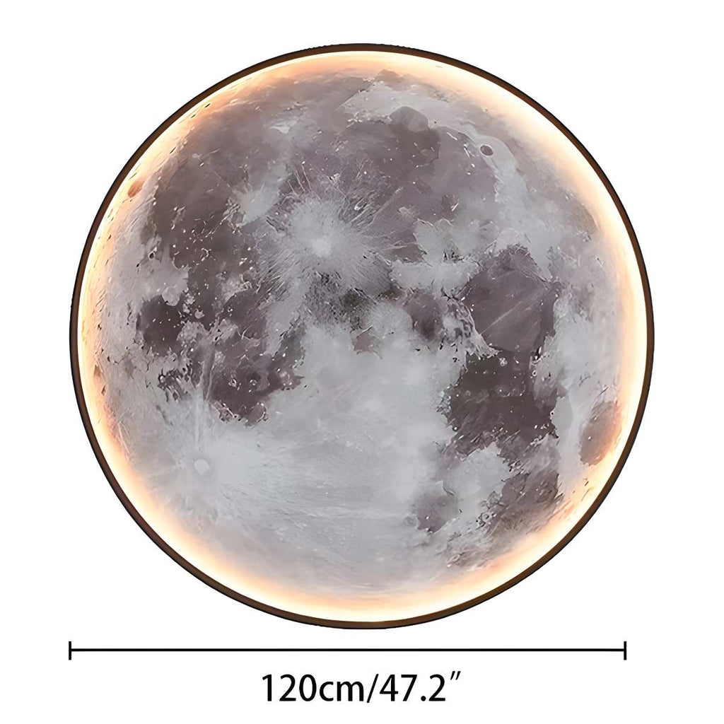 LED Wall Art Lamp - Moon and Earth Design, Multicolor, Acrylic, Various Sizes — Image 10