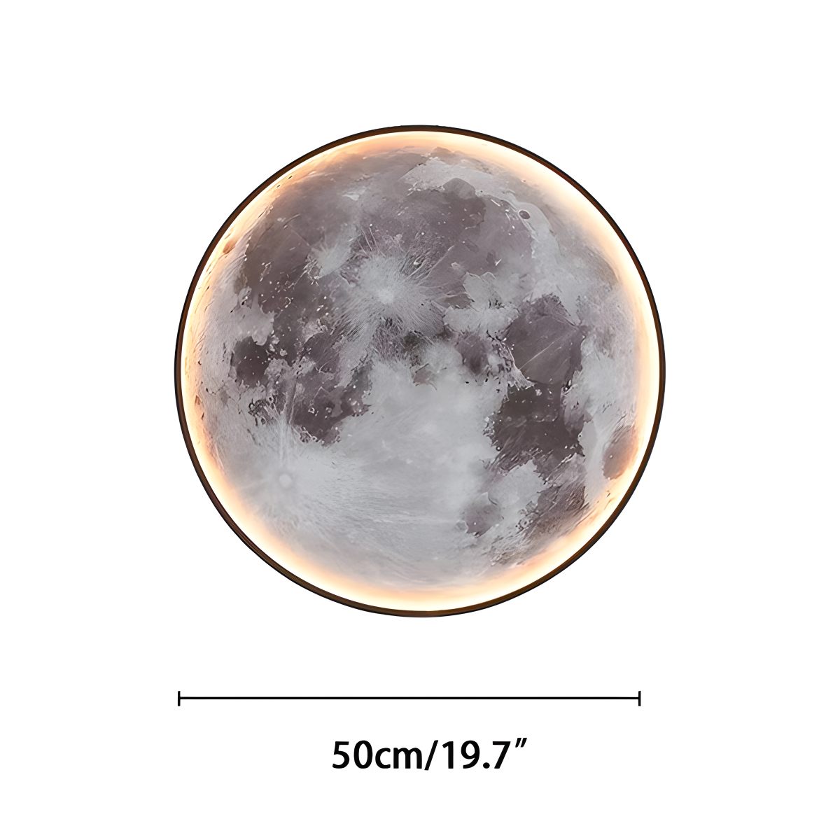 LED Wall Art Lamp - Moon and Earth Design, Multicolor, Acrylic, Various Sizes — Image 6