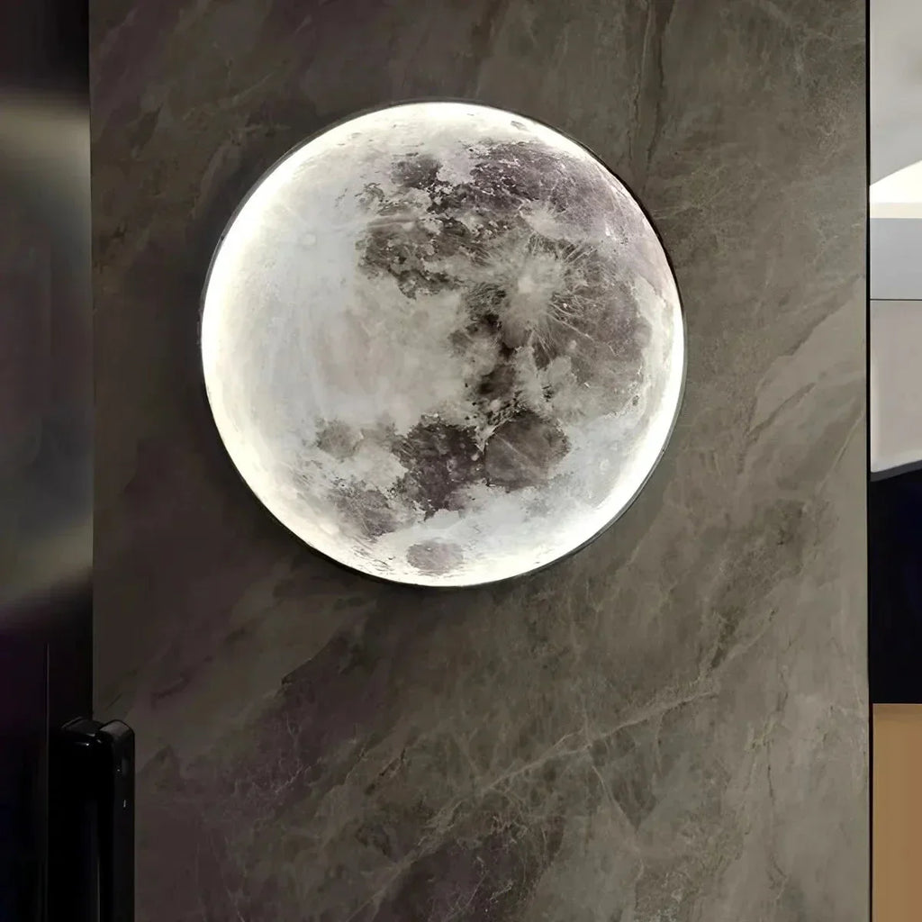 LED Wall Art Lamp - Moon and Earth Design, Multicolor, Acrylic, Various Sizes — Image 12