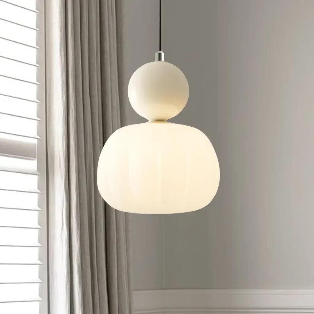 Modern Pendant Light Fixture Glass Sphere Design for Living Room Bedroom Kitchen Dining Area — Main Image