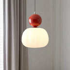 Modern Pendant Light Fixture Glass Sphere Design for Living Room Bedroom Kitchen Dining Area — Image 8