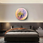 LED Wall Art Lamp - Moon and Earth Design, Multicolor, Acrylic, Various Sizes — Image 28