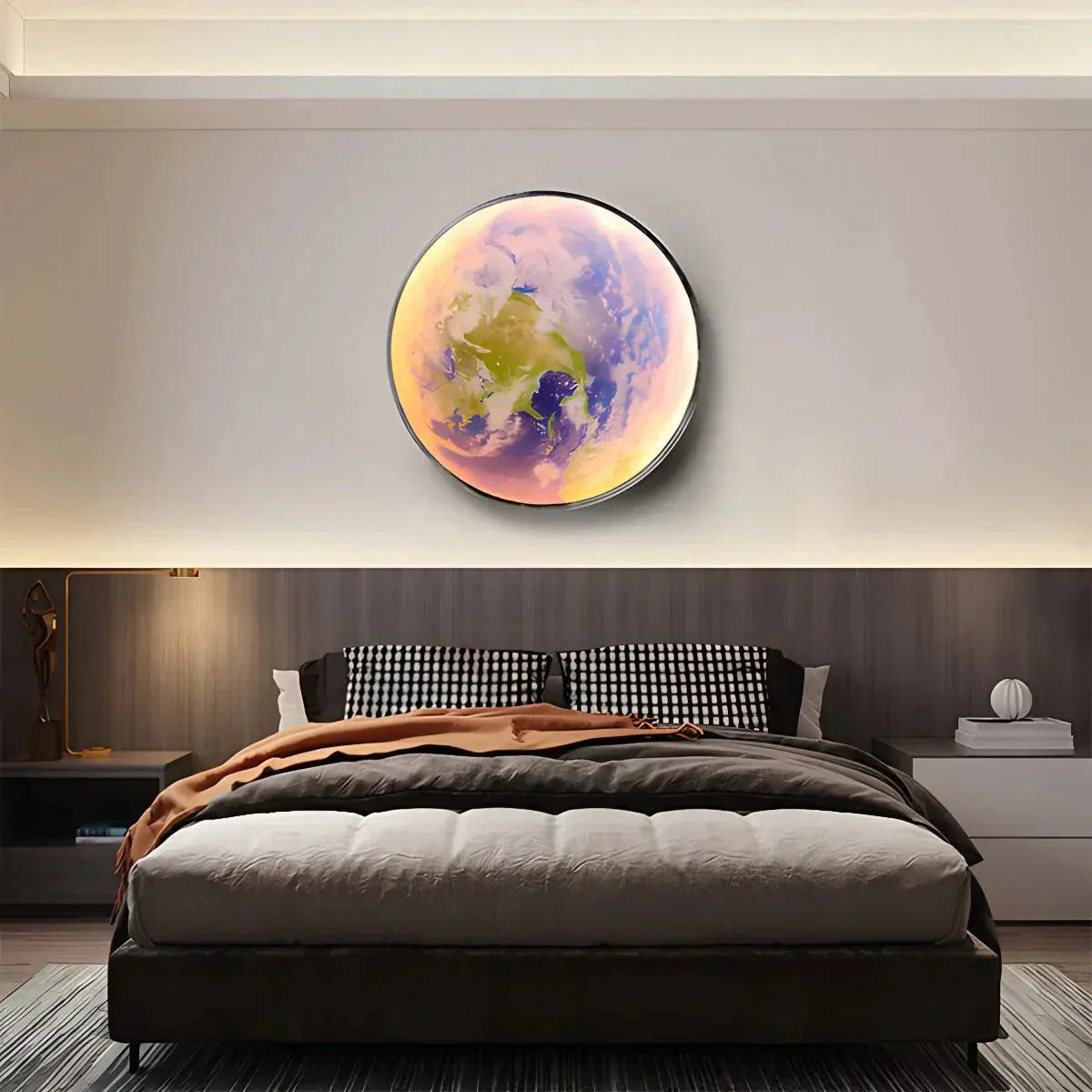 LED Wall Art Lamp - Moon and Earth Design, Multicolor, Acrylic, Various Sizes — Image 28