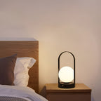 Portable LED Table Lamp with Metal Frame and Touch Control for Indoor Outdoor Use — Image 5