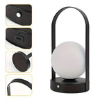 Portable LED Table Lamp with Metal Frame and Touch Control for Indoor Outdoor Use — Image 8