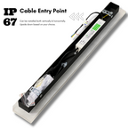 Modern LED Wall Light Sleek Black Aluminum 150cm IP67 Waterproof Indoor Outdoor — Image 15