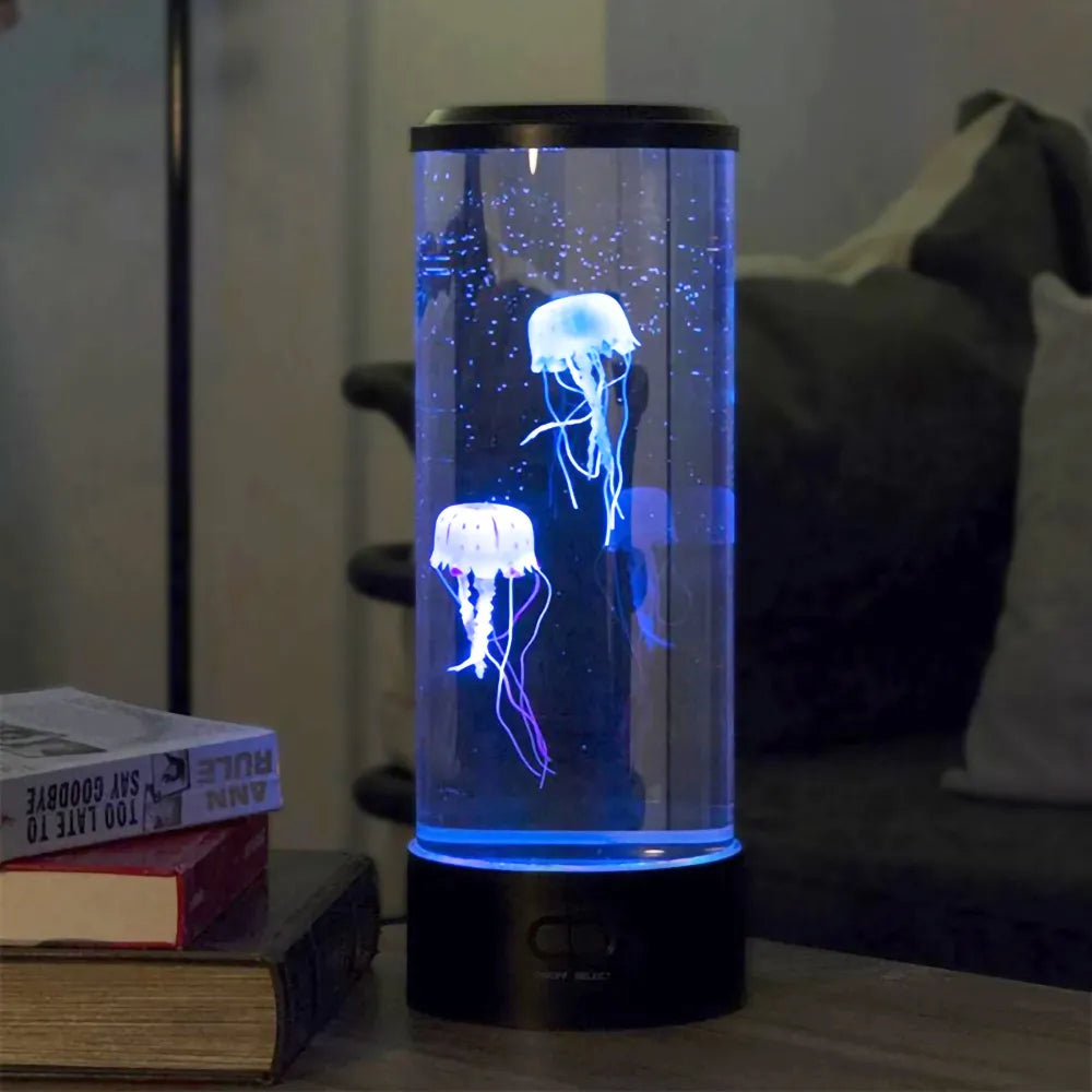 LED Jellyfish Aquarium Lamp with Realistic Jellyfish Movement and Color-Changing LED — Image 2