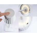 Modern LED Table Lamp Metal USB Rechargeable Touch Control Black — Image 5