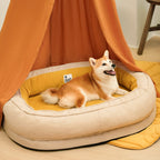 Funny Fuzzy Luxury Waterproof Pet Bed Soft Plush Cushion Anti-Slip Bottom — Image 24