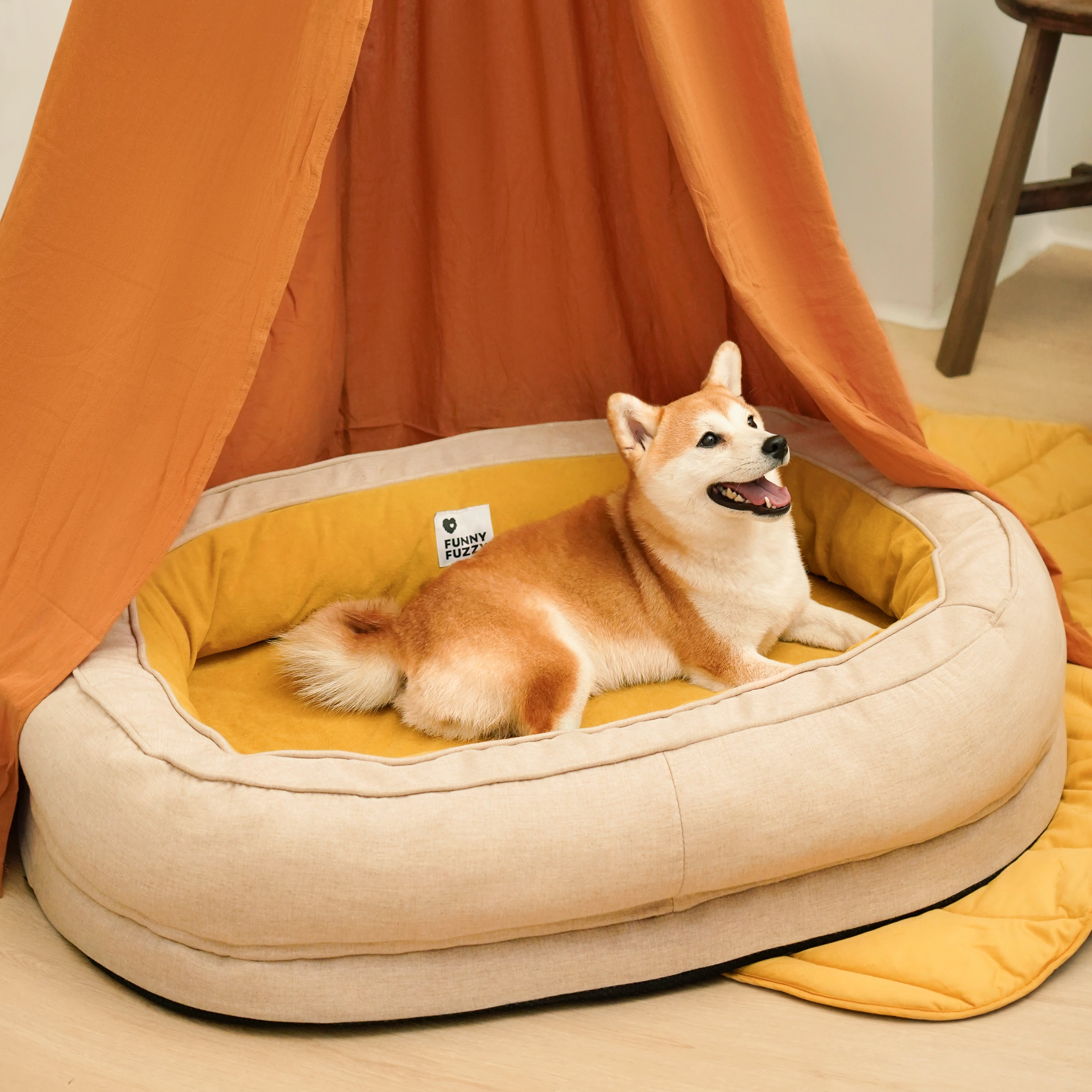 Funny Fuzzy Luxury Waterproof Pet Bed Soft Plush Cushion Anti-Slip Bottom — Image 24
