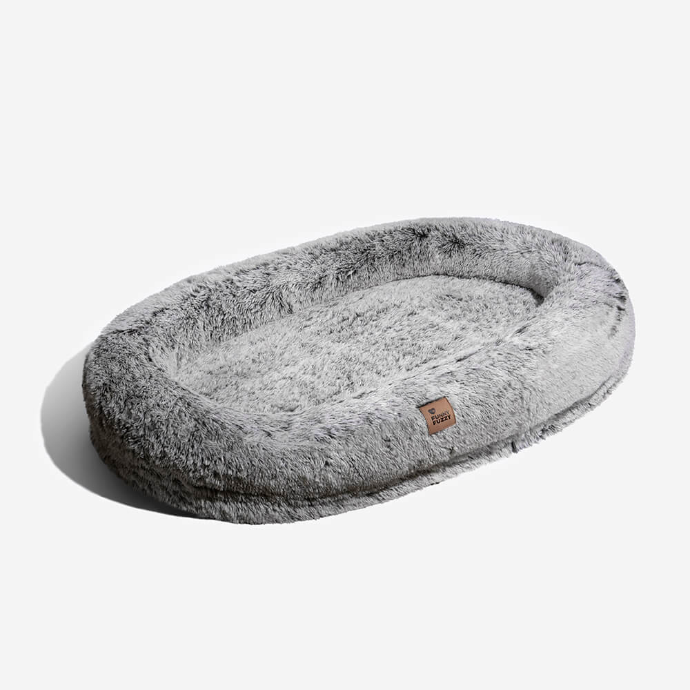 Funny Fuzzy Luxury Waterproof Pet Bed Soft Plush Cushion Anti-Slip Bottom — Image 31