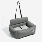 Funny Fuzzy Pet Car Seat Bed Durable Washable Fabric Safety Straps Anti-Slip Design for Dogs — Image 14