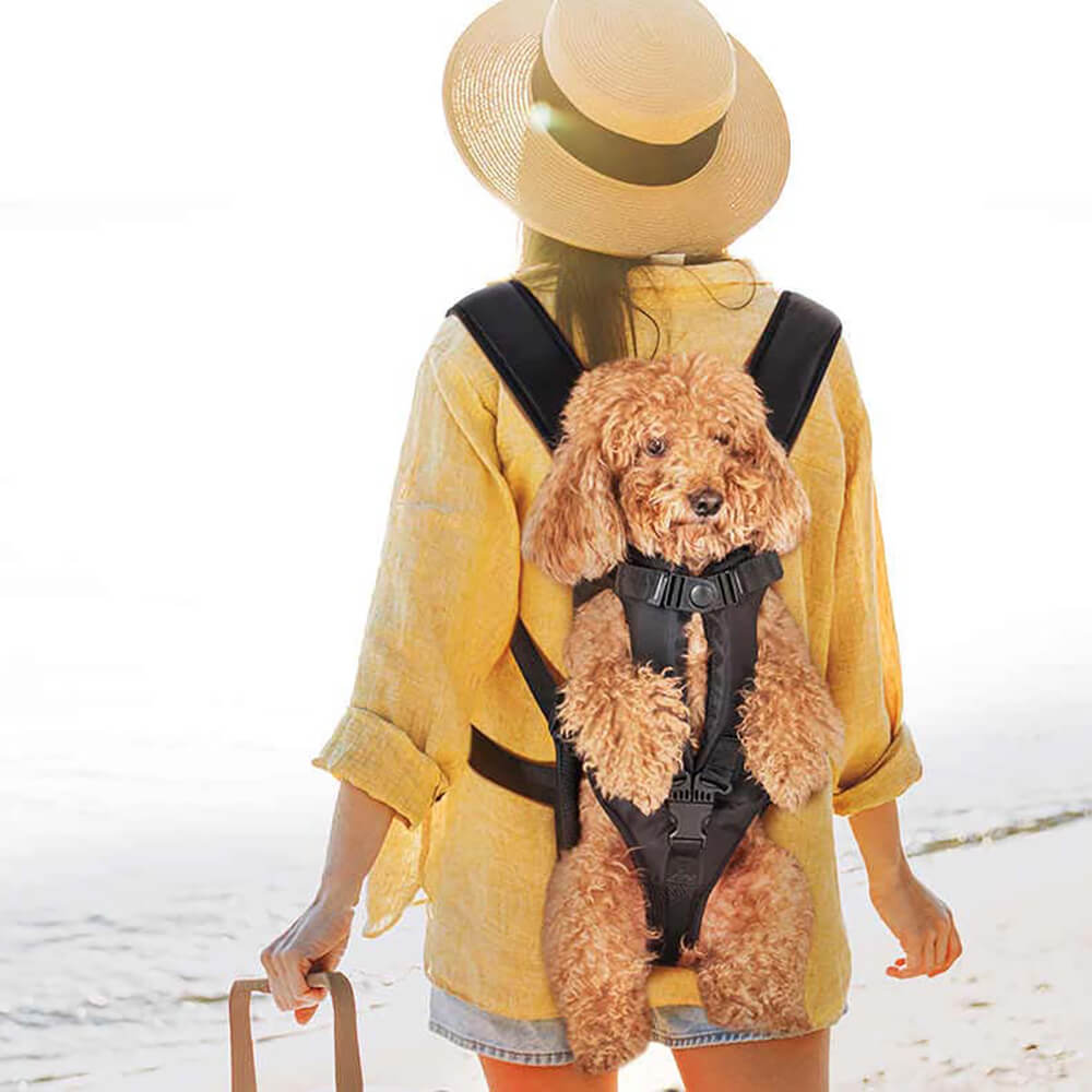 Pet Carrier Backpack Adjustable Breathable Mesh for Dogs Cats Travel Outdoor — Image 2