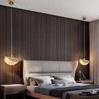 Luxury Acrylic Pendant Light Modern Electroplated Ceiling Lamp Gold — Image 7