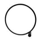Modern LED Ring Table Lamp with Touch Control, Adjustable Brightness, Black/White, Minimalist Design — Image 10