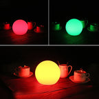Modern LED Sphere Table Lamp Remote Control RGB Color Changing Mood Light — Image 7