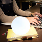 Modern LED Sphere Table Lamp Remote Control RGB Color Changing Mood Light — Image 6