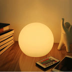 Modern LED Sphere Table Lamp Remote Control RGB Color Changing Mood Light — Image 3
