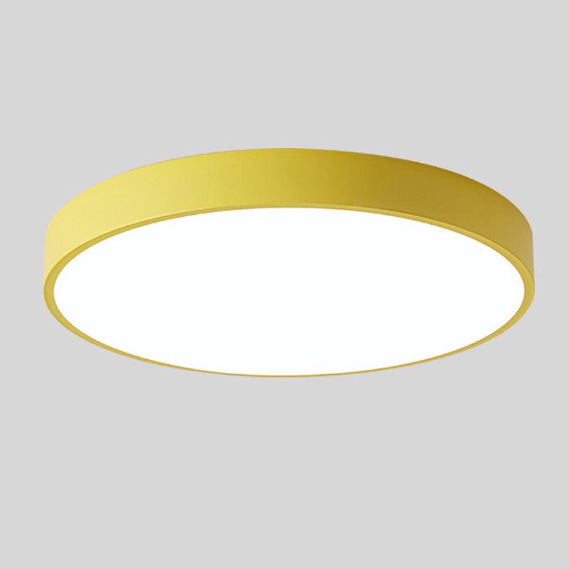 Modern LED Ceiling Light with Wooden Accent in Multiple Colors — Image 18