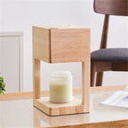 Wooden Candle Warmer Lamp Modern Minimalist Aromatherapy Light Home Decor — Image 3