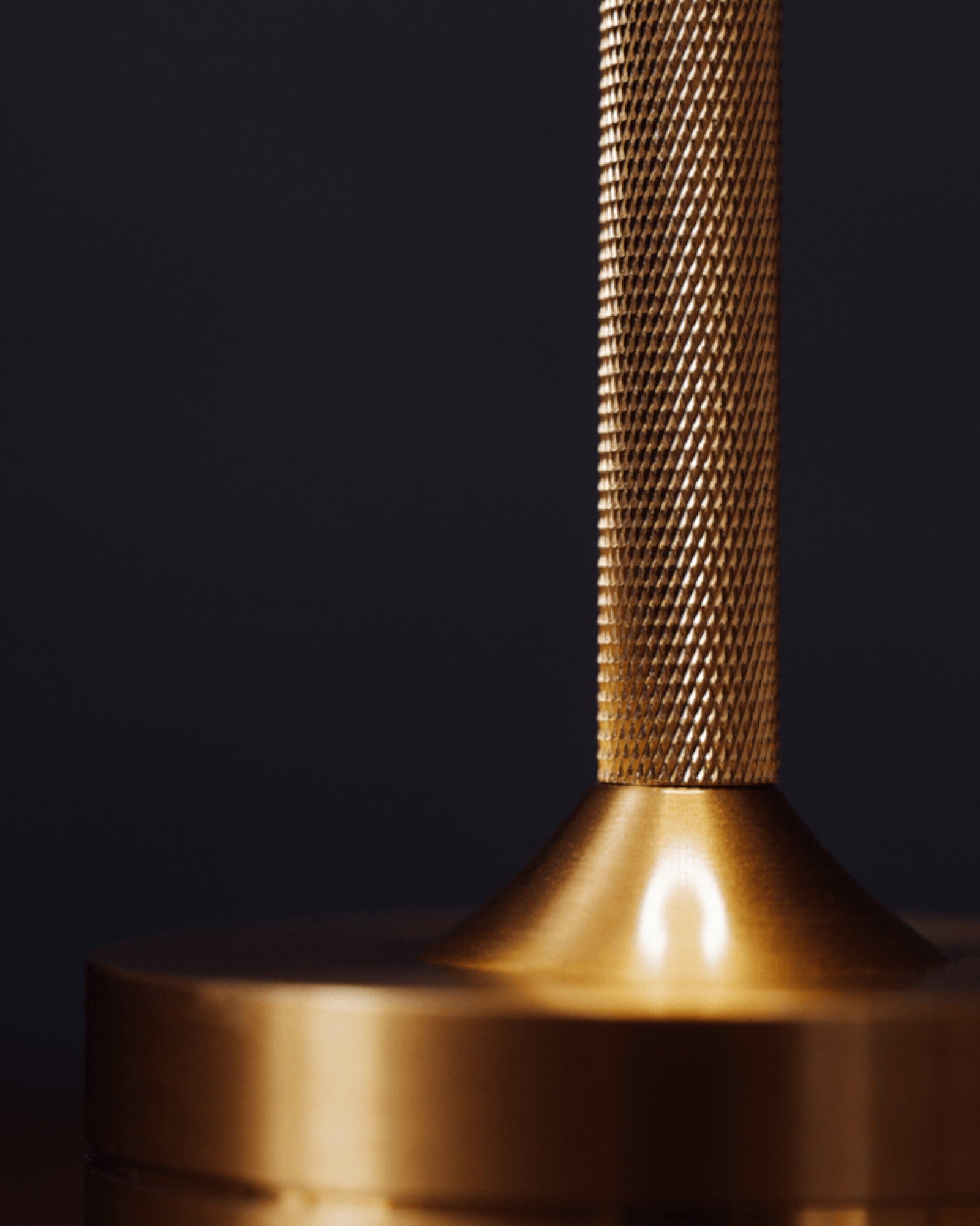 Luxlite Modern LED Table Lamp Brass Finish Dimmable Touch Control Rechargeable — Image 3