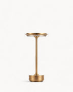 Luxlite Modern LED Table Lamp Brass Finish Dimmable Touch Control Rechargeable — Image 9