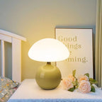 Modern Ceramic Table Lamp Mushroom Shape Ambient Lighting for Bedroom Living Room Decor — Image 3