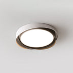 Modern LED Ceiling Light Fixture White Metal Minimalist Design — Image 21