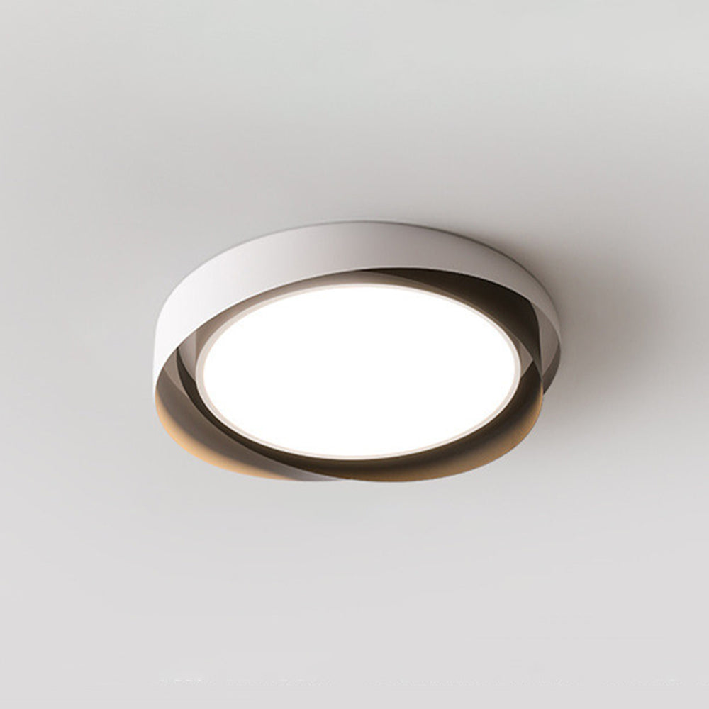 Modern LED Ceiling Light Fixture White Metal Minimalist Design — Image 21