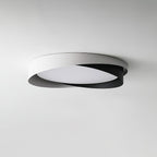 Modern LED Ceiling Light Fixture White Metal Minimalist Design — Image 8