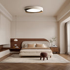 Modern LED Ceiling Light Fixture White Metal Minimalist Design — Image 23