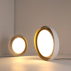 Modern LED Ceiling Light Fixture White Metal Minimalist Design — Image 4