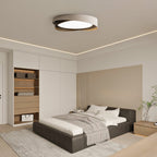Modern LED Ceiling Light Fixture White Metal Minimalist Design — Image 30