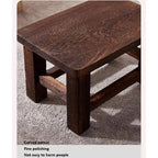 Wooden Step Stool Set 3-Pack Natural Dark Light Finish Solid Wood 30x20x18cm — Image 4