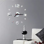 Modern 3D DIY Coffee Cup Wall Clock Acrylic Decorative Timepiece for Living Room Kitchen — Main Image