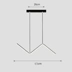 Contemporary LED Pendant Light Fixture - Black, Gold, White, Adjustable, 90cm — Image 7