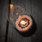 Glass Tabletop Fire Pit Portable Bioethanol Fireplace Indoor Outdoor Use — Image 9